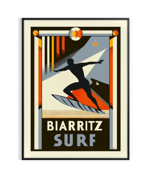 Affiche Surf Biarritz 1 Les magasins à Paris