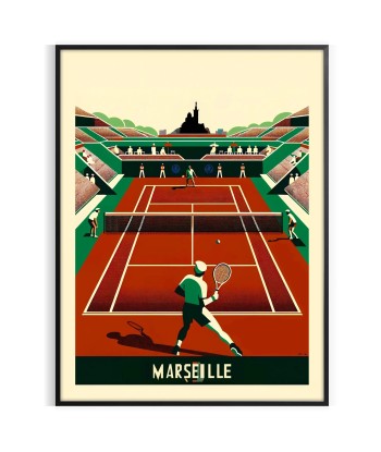 Affiche Marseille Tennis Toutes les collections ici