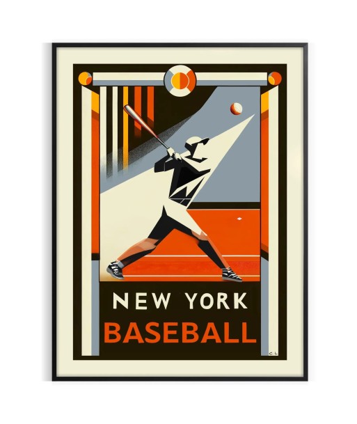 Affiche Baseball New York 4 soldes