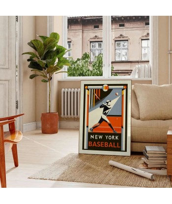 Affiche Baseball New York 4 soldes