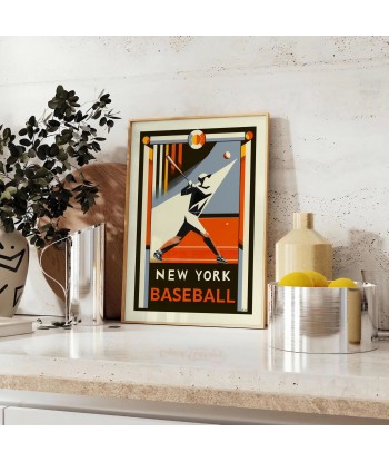 Affiche Baseball New York 4 soldes