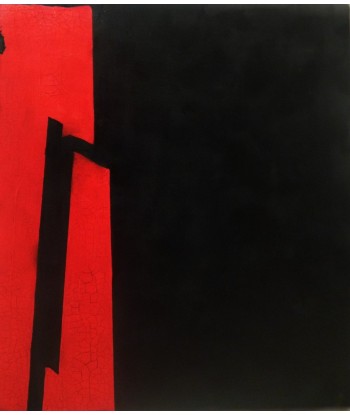 MAZUREK Véro : Duo noir et rouge 2 (Tableau, mixte sur toile) vente chaude votre 