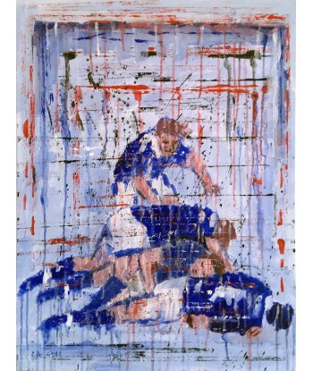 LANZI Arno : Rugby 3 (Tableau, acrylique sur toile) Toutes les collections ici