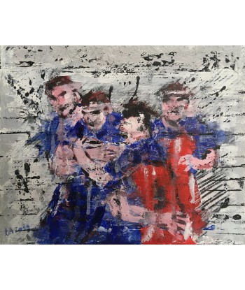 LANZI Arno : Rugby 9 (Tableau, acrylique sur toile) outlet