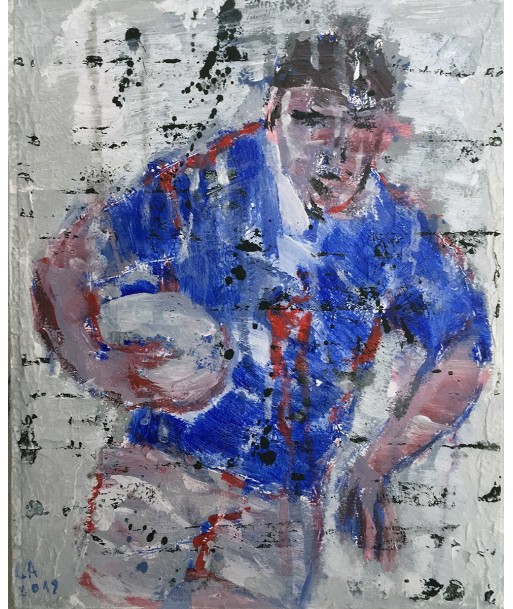 LANZI Arno  : Rugby 10 (Tableau, acrylique sur toile) de votre