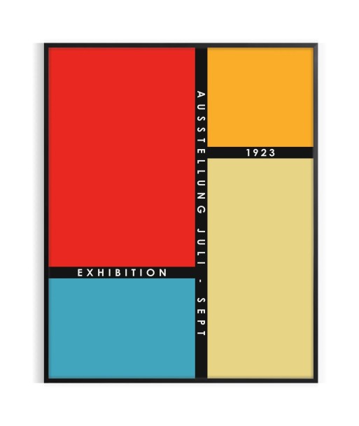 Affiche Bauhaus 5 outlet