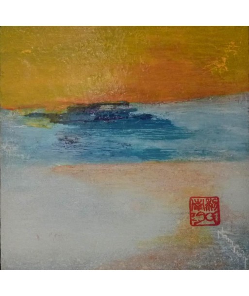 Nam TRÂN : Horizon V (Tableau, technique mixte sur toile ) offre 