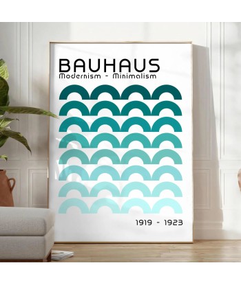 Affiche Bauhaus 3 l'évolution des habitudes 