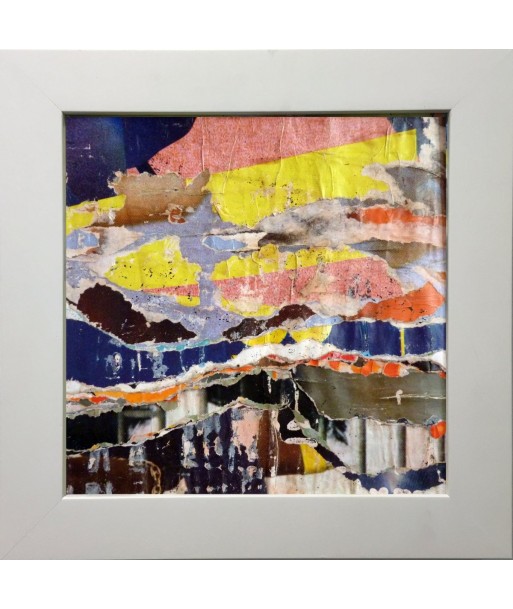 TAILLANDIER Alexandre  : Rue Vaneau, collages sur toile (20x20 cm) du meilleur 