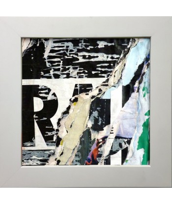 TAILLANDIER Alexandre  : Rue Lancret, collages sur toile (20x20 cm) en stock