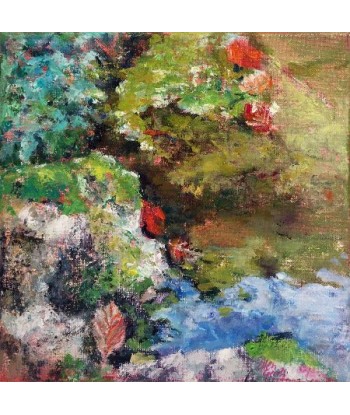 Ellen GEERTS : Reflets - Jardin Valsansibio (Tableau, huile sur toile) 50-70% off 