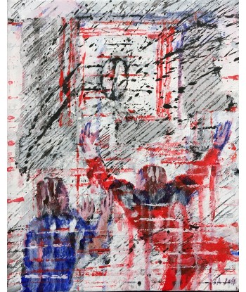 LANZI Arno : Rugby 15 (Tableau, acrylique sur toile) Jusqu'à 80% De Réduction