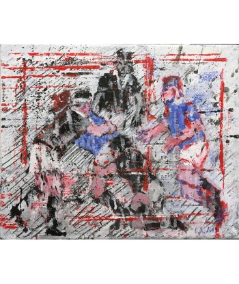 LANZI  Arno : Rugby 18 (Tableau, acrylique sur toile) Comparez plus de prix