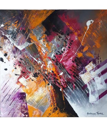 THOREZ Audrenn - Confrontation (tableau, Acrylique / Toile) de pas cher