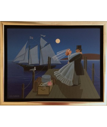 LORAND Jean-Pierre  : Lune de miel  (Tableau, Acrylique sur toile) 50-70% off 