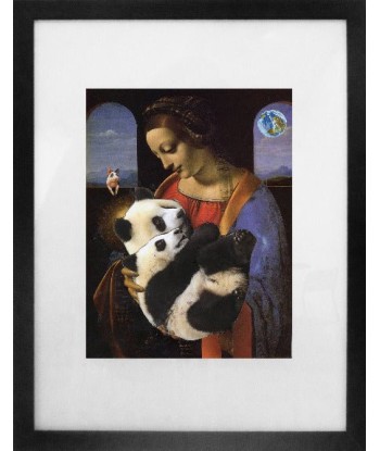 LE VAN Florence  : Mes amours de panda  (Collage sur papier) acheter en ligne