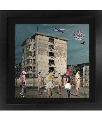 LE VAN Florence  : La rue est à nous  (Collage sur papier) 2024