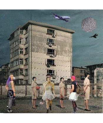 LE VAN Florence  : La rue est à nous  (Collage sur papier) 2024