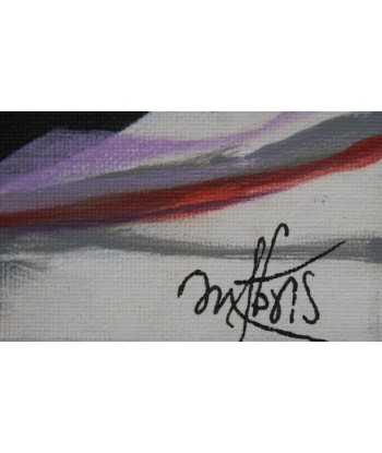 MABRIS -  Tempête Sous Un Crâne  - acrylique sur toile de technologie