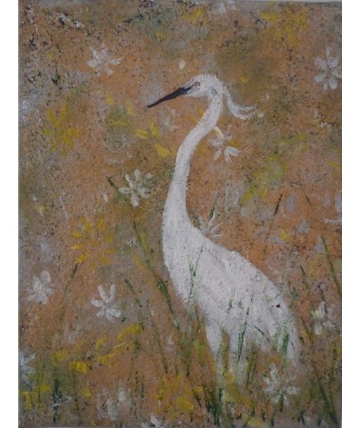 CARDOSO Peggy - Aigrette gracile (tableau, Acrylique / toile) acheter