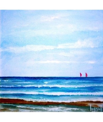 INGRID - Marine 6 (tableau, Acrylique / toile) brillant des détails fins