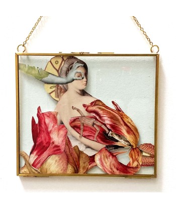 BLONDEL Sidonie  -  Odalisque (Collage/verre) outlet