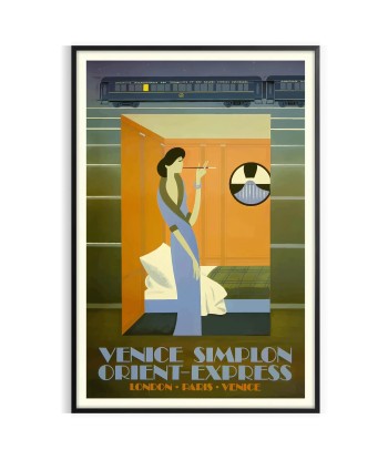 Affiche Voyage Vintage Venise Simplon 2024