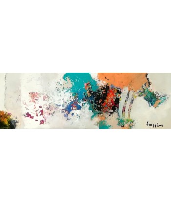 FRAPPIS - Sans titre 4, tableau abstrait, Acrylique / toile des créatures d'habitude