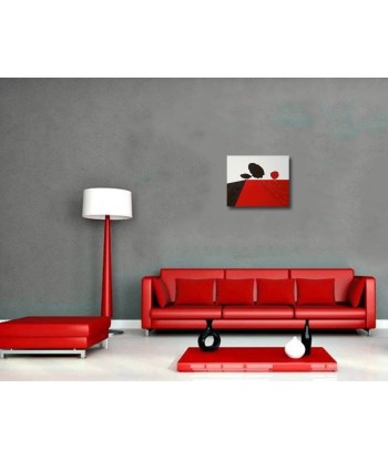 SALA Michèle  - Au bout du chemin - Rouge (tableau, Acrylique / toile) soldes