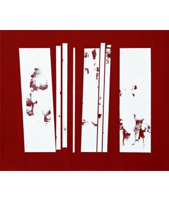 SALA Michèle  - Fragments - Rouge (tableau, Acrylique / toile) Profitez des Offres !