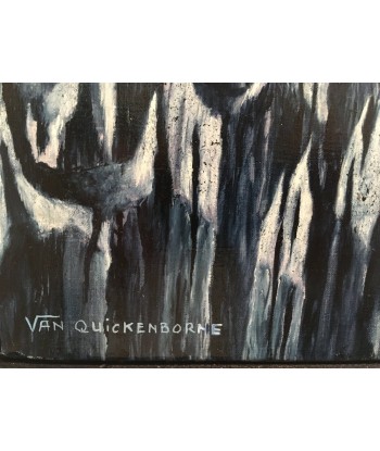 VAN QUICKENBORNE Thierry  - La chenille (tableau, Acrylique et Huile / toile) le concept de la Pate a emporter 