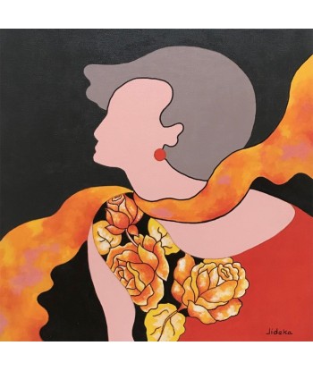 DESCHAMS-KUS Jocelyne - Féminité 3 (tableau, Acrylique/toile) en ligne des produits 