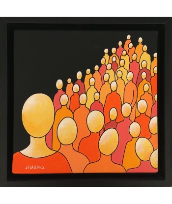 DESCHAMPS-KUS Jocelyne -  La foule (tableau, Acrylique/toile) meilleur choix