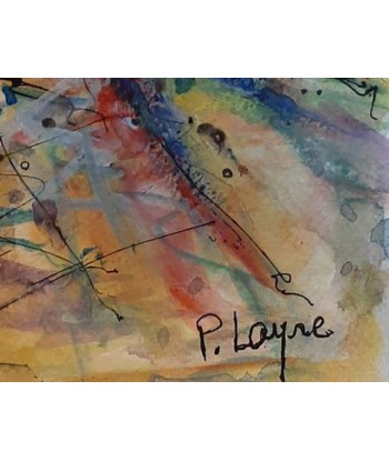 Patrice LAYRE - Les parapluies (tableau, Aquarelle) acheter en ligne