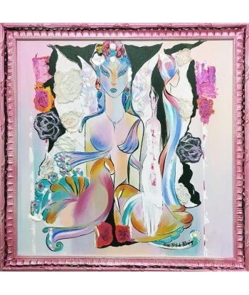 PERRIN Marie-Paskale - L'ange (tableau, Acrylique / toile) Livraison rapide