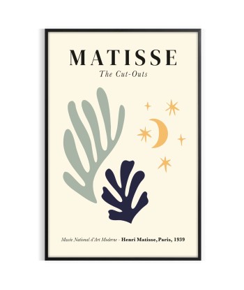 Matisse Papier Découpés Affiche 6 la colonne vertébrale