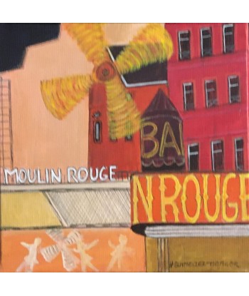 SCHMELZER Heidi - Moulin Rouge (tableau, Acrylique / toile) en ligne