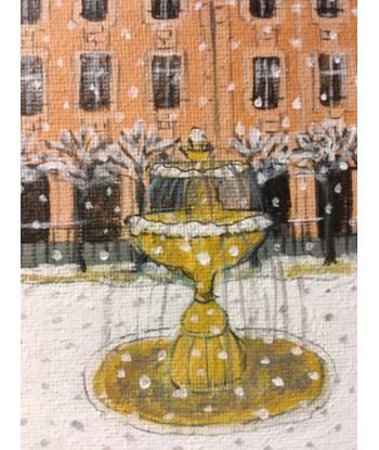 SCHMELZER Heidi - Place des Vosges (tableau, Acrylique / toile) le concept de la Pate a emporter 