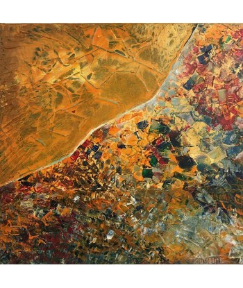 TOUSSAINT -  Terra (tableau, Acrylique au couteau et pinceau / Toile) français