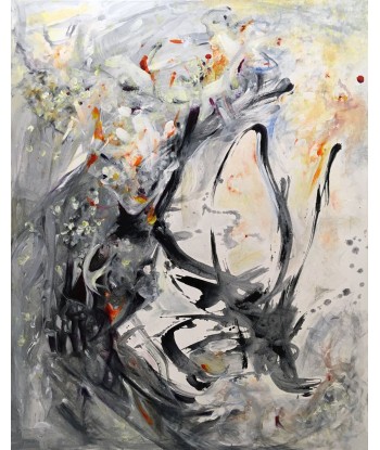 WOLF Kristina Viera - Jazz on a ready day (tableau, acrylique / toile) ou a consommer sur place