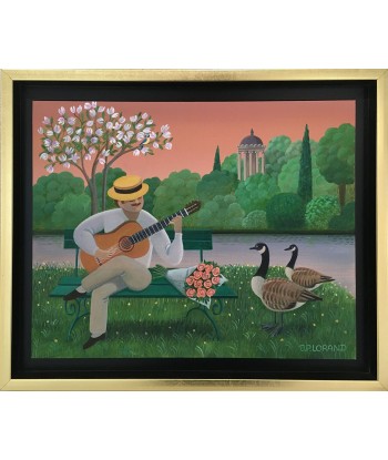 LORAND Jean-Pierre  : un air de printemps  (Tableau, Acrylique sur toile) plus qu'un jeu 