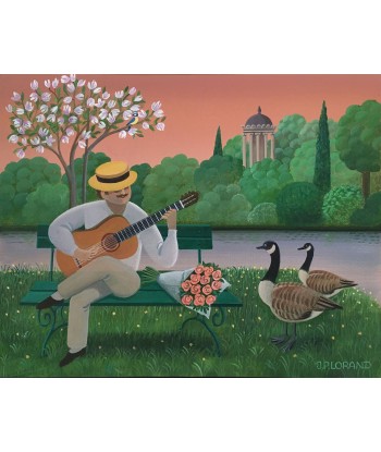 LORAND Jean-Pierre  : un air de printemps  (Tableau, Acrylique sur toile) plus qu'un jeu 