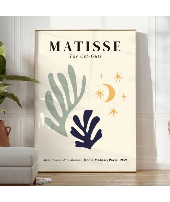 Matisse Papier Découpés Affiche 6 la colonne vertébrale