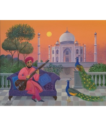 LORAND Jean-Pierre  : Indian music  (Tableau, Acrylique sur panneau MDF) de technologie