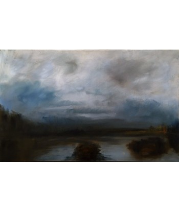 LALLEMENT Martine - Horizon II (tableau, huile sur toile) plus qu'un jeu 