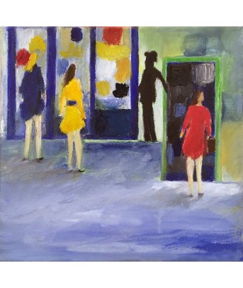 COLOMÈS Didier - La vitrine (tableau, Acrylique / toile) soldes