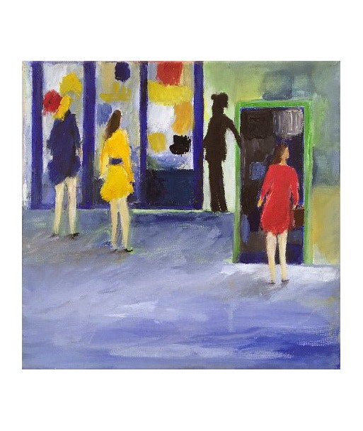 COLOMÈS Didier - La vitrine (tableau, Acrylique / toile) soldes