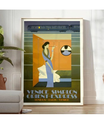 Affiche Voyage Vintage Venise Simplon 2024