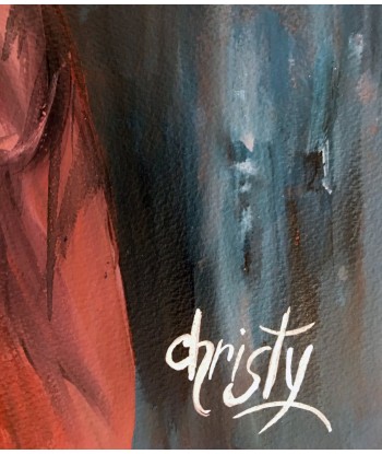 CHRISTY - Dans l'ombre (tableau, encre et aquarelle / papier) Toutes les collections ici