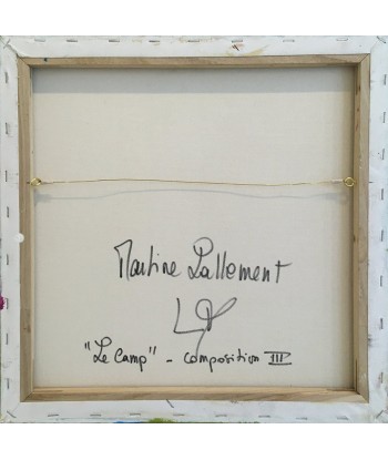 LALLEMENT Martine - Le camp - Composition III (tableau, Acrylique sur toile) des créatures d'habitude